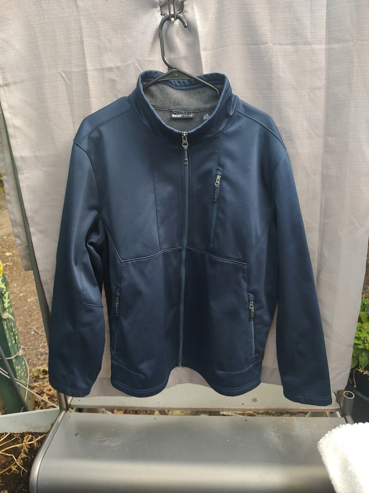 Men's Lg Swiss Tech Navy Blue Jacket