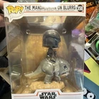 Funko Pop! Deluxe Vinyl Star Wars The Mandalorian on Blurrg Bobblehead #358