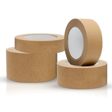 Brown Paper Tape 50m Self Adhesive Eco Parcel Packaging Kraft Tape 25 38 48 75mm
