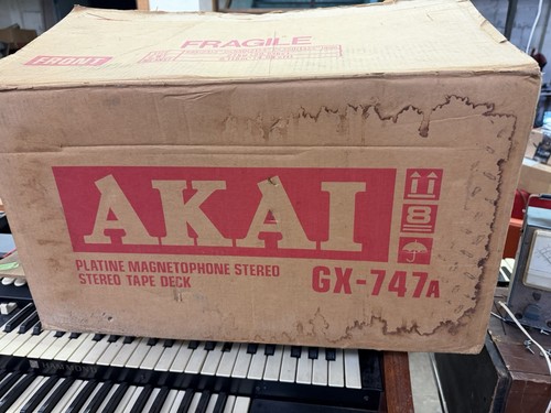 Original Akai GX-747 Box For Collectors