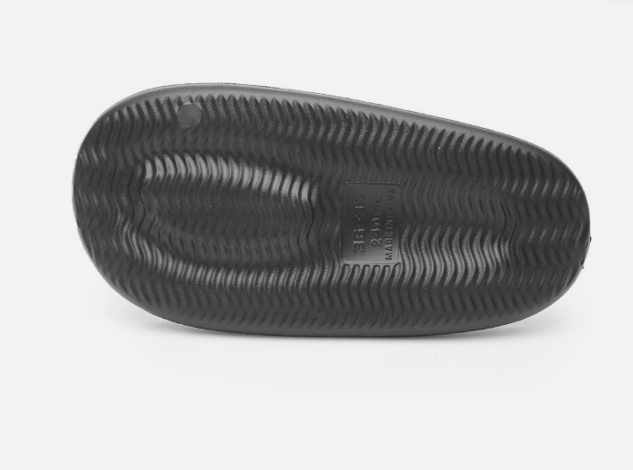 SAOLA Sandali donna neri punta aperta nuvola ciabatte suola spessa schiuma ciabatte morbide slide