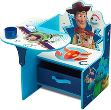Delta Children Chair Desk with Storage Bin, 1 Count (Pack of 1), Toy Story 4 