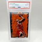 Fleer 1996-97 Michael Jordan Hardwood Leader #123 PSA 8 Chicago Bulls NBA Card