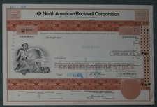 North American Rockwell Corporation Common 1972 200 Shares