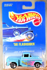 1991 Hot Wheels Blue/White Card Collector 136 '56 FLASHSIDER Aqua w/5Sp - Varia