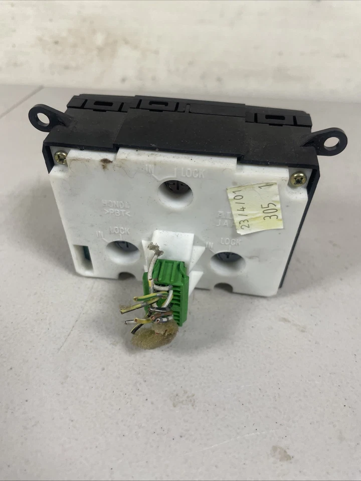 Reloj digital/interruptor de control climático de fábrica Acura MDX 2001-2006 Foto 3 de 4