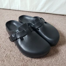 Birkenstock Boston Essentials EVA Clogs Finish Line Women's Size 7 Men's 5 Black