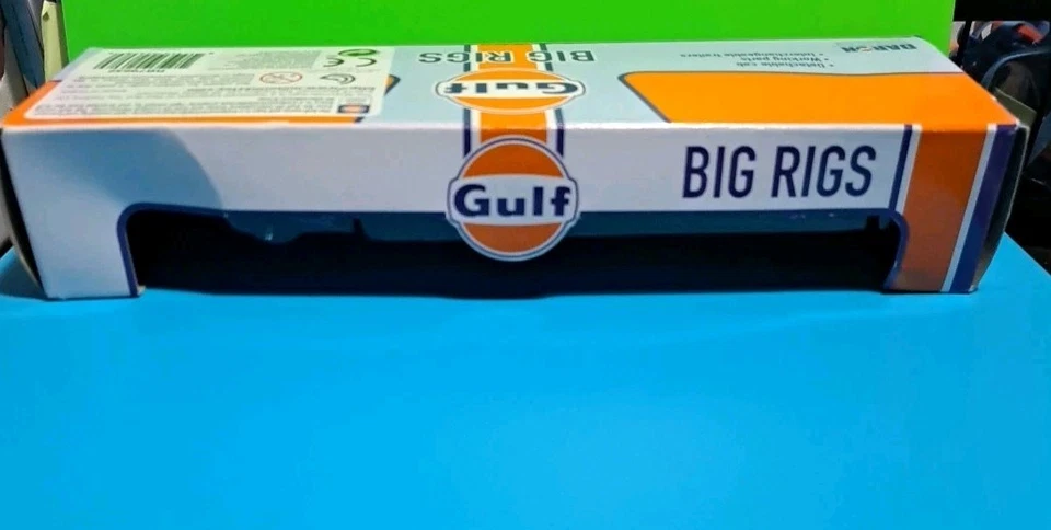 Motormax Daron Gulf Tanker Truck Big Rigs Tractor 7" Diecast Model Toy  - Image 4 of 4