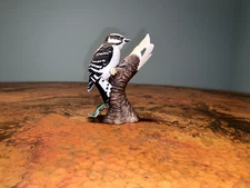 Lennox Downy Woodpecker Fine Porcelain Figurine 1989