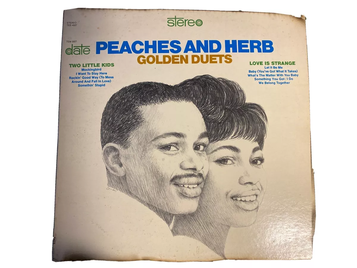 Vintage Soul LP: Lets Fall in Love by Peaches & Herb Mono 