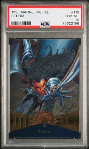 1995 MARVEL METAL #119 STORM PSA 10