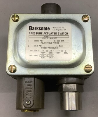 #ad #ad Barksdale 9048 2 Sealed Piston Pressure Actuated Switch B496 $200.00