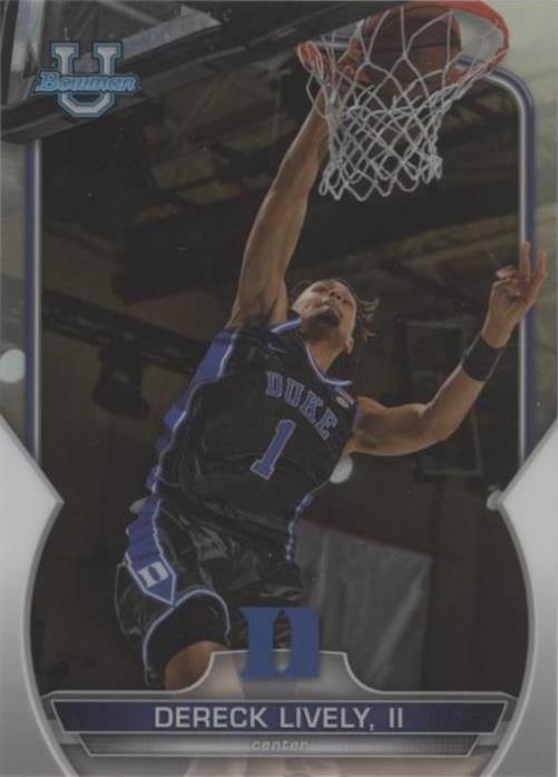 2022-23 Bowman University Chrome - Dereck Lively #100 - 1 of 2