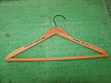 WOOD CLOTHES HANGER ADVERTISING CHALFONTE-HADDON HALL HOTEL ATLANTIC CITY NJ
