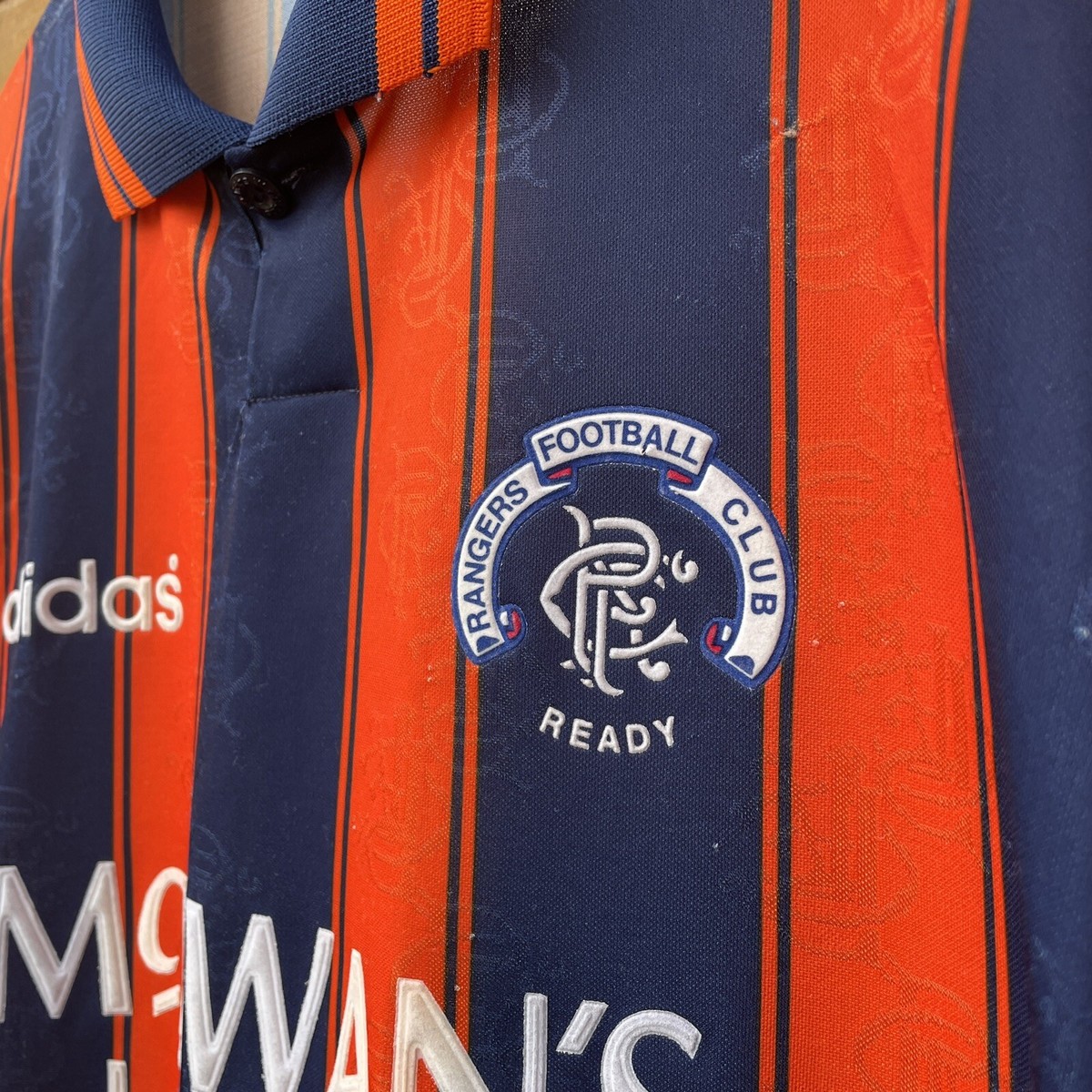 adidas Glasgow Rangers 1993-1994 Away Jersey - USED Condition (Good) - Size  L