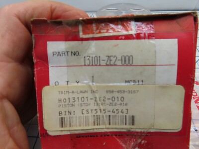 Honda 13101-ZE2-000 Piston STD 13101-ZE2-010 | eBay