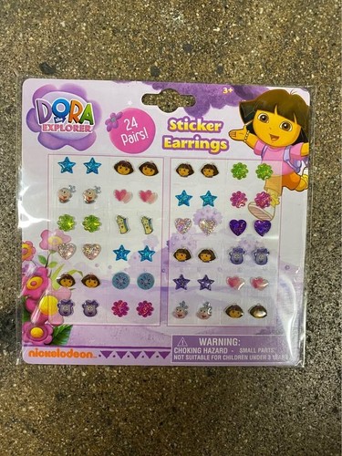 48 pairs Dora The Explorer Sticker Earrings - Picture 2 of 2