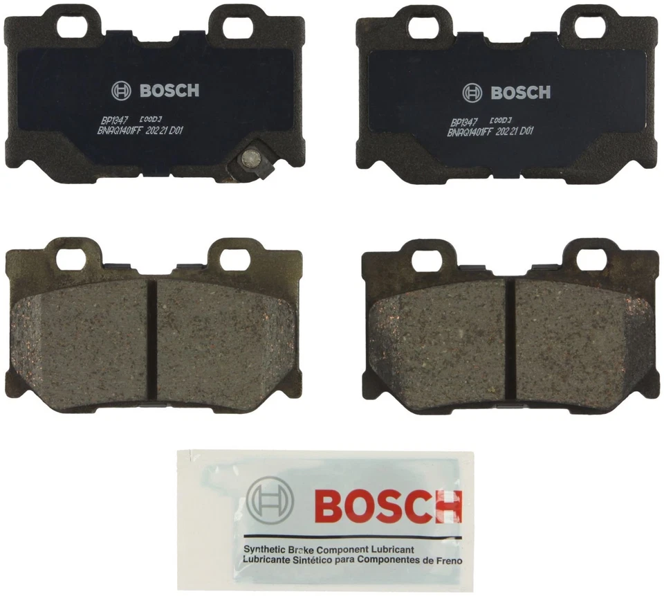 For 2009-2020 Nissan 370Z Bosch QuietCast Ceramic Brake Pads Rear 2010 2011 2012 - Image 4 of 4