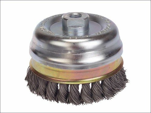 Lessmann - Knot Cup Brush 65mm M14 x 0,35 Stahldraht
