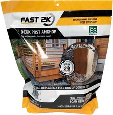 Fast 2K Deck Post Mix, Expanding Foam Concrete Alternative for Post Install (1)