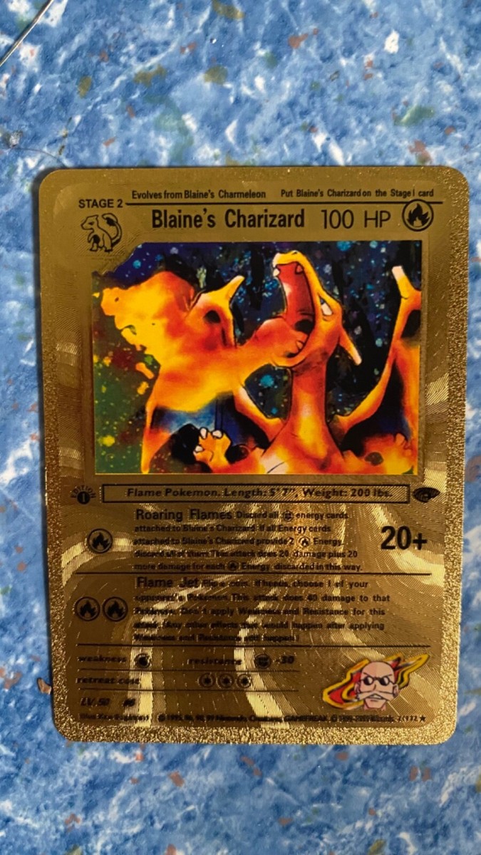 Pokèmon Blaine's Charizard 100 HP | eBay