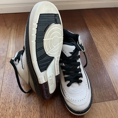 Air Jordan 2 Retro SP x A Ma Maniere Airness Sail Burgundy  display picture 3