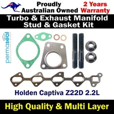 Permaseal Turbo&Manifold Stud & Gasket Kit For Holden Captiva Z22D 2.2L
