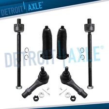Inner Outer Tie Rod Set Steering Boots for Explorer - 2 Piece Design TORSION SUS