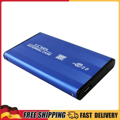 2.5 Inch USB 2.0 SATA External Mobile Hard Disk Box Aluminum Alloy Shell