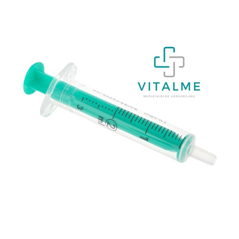 B.Braun INJEKT-F Solo Einwegspritze 2 ml mit Luer-Anastz 2-teilig Grün - 100 Stk