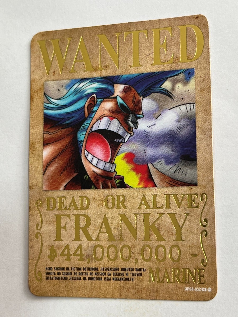 2024 ONE PIECE Card Game TCG #362 FRANKY WANTED Peru Edition Foil