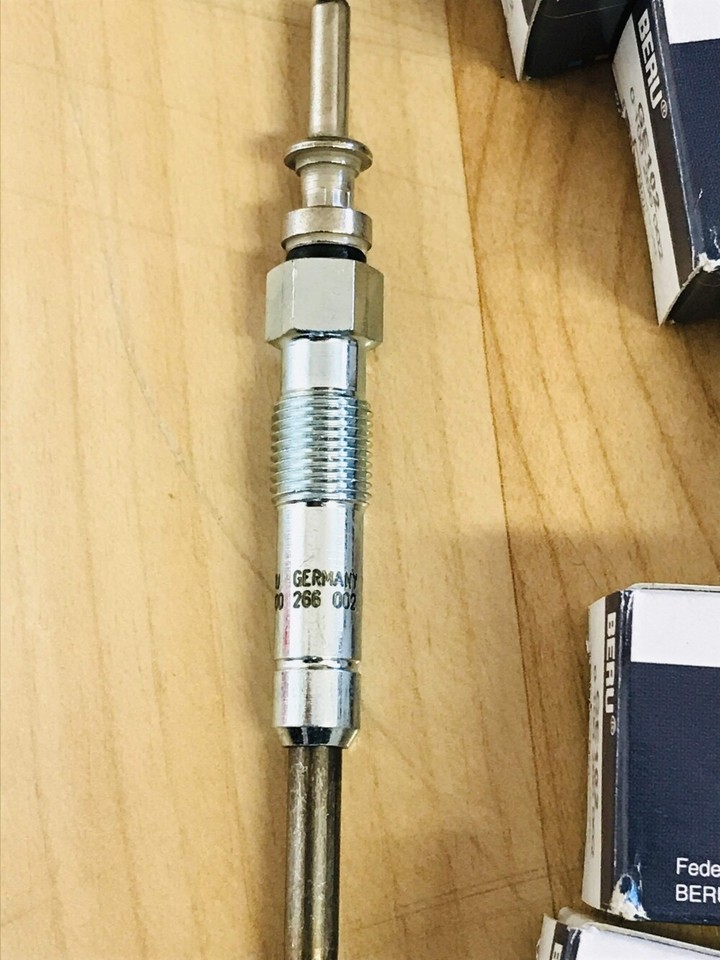 4x BERU Iss Glow Plugs GE102 BMW M47 M57 Engines 1 3 5 6 7 X3 X5 X6