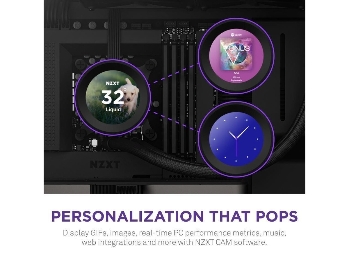 NZXT Kraken Elite 360mm - RL-KN36E-B1 – AIO CPU Liquid