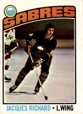 1976 Topps #8 Jacques Richard Buffalo Sabres EX