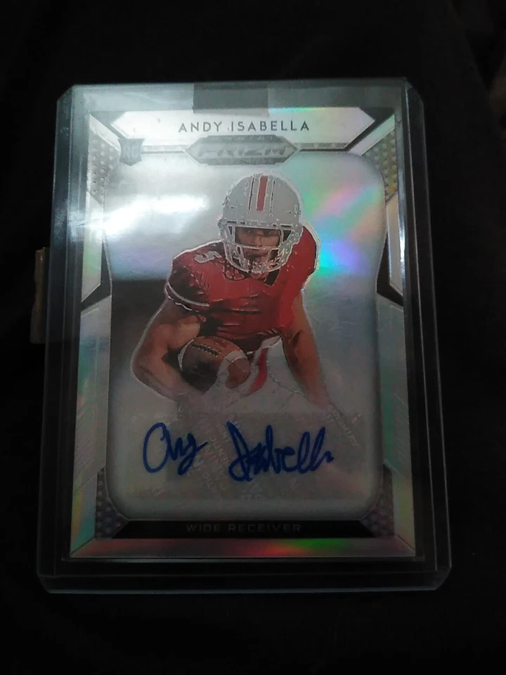 Andy Isabella 2019 Prizm Draft Picks Silver Auto Buffalo Bills Rookie Autograph - Image 2 of 4