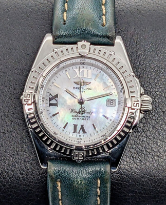 Breitling A67350 Wings Lady Quartz Watch Ø31mm Mother of Pearl Dial #575