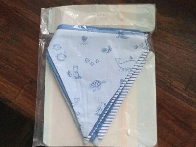 John Lewis Baby Nursery Bunting Blue Under The Sea Animals 2 Meters New £16.00