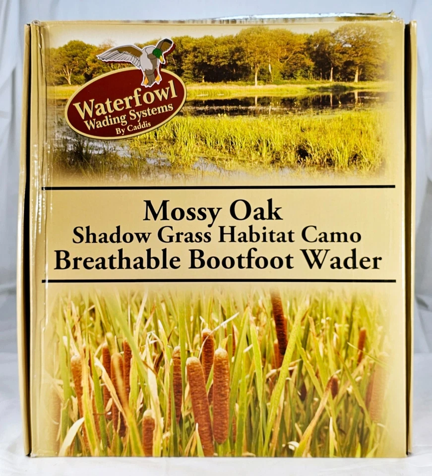 Waterfowl Wading Systems Mossy Oak Shadow Grass Habitat Camo Bootfoot Wader - 10 - Image 2 of 4