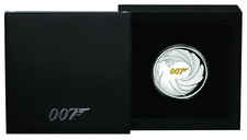 2020 JAMES BOND 007 1oz SILVER PROOF HIGH RELIEF COIN - brand new