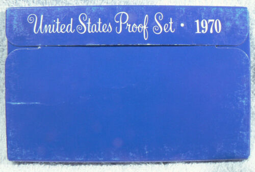 1970 Proof Set 40% Silver Key Date Original Mint Packaging Sealed Free S&H - 第 1/2 張圖片