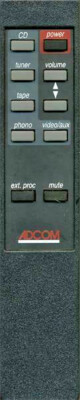 ADCOM GFP-710 and GFP-715 Remote Control  ORIGINAL