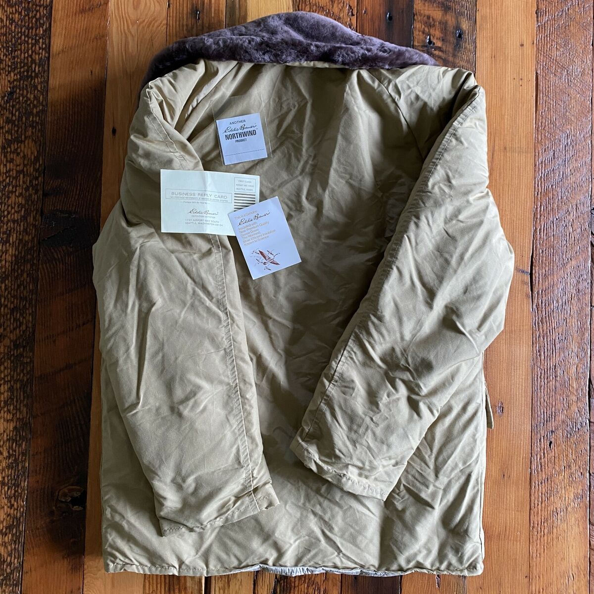 VINTAGE DEADSTOCK 70s EDDIE BAUER DOWN STADIUM PARKA JACKET VINTAGE DEADSTOCK 70s EDDIE BAUER DOWN STADIUM PARKA JACKET
