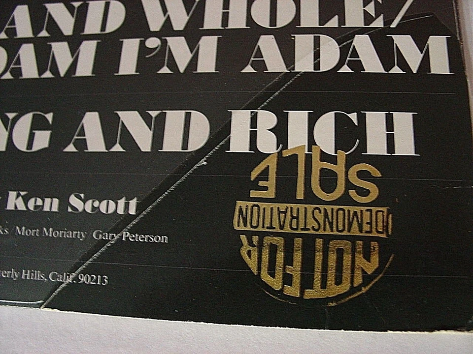 👀 THE TUBES "YOUNG & RICH" RARE 1976 LP 1st PRESS SP-458 DEMO STAMP~~SEALED 👀 Foto 2 de 4