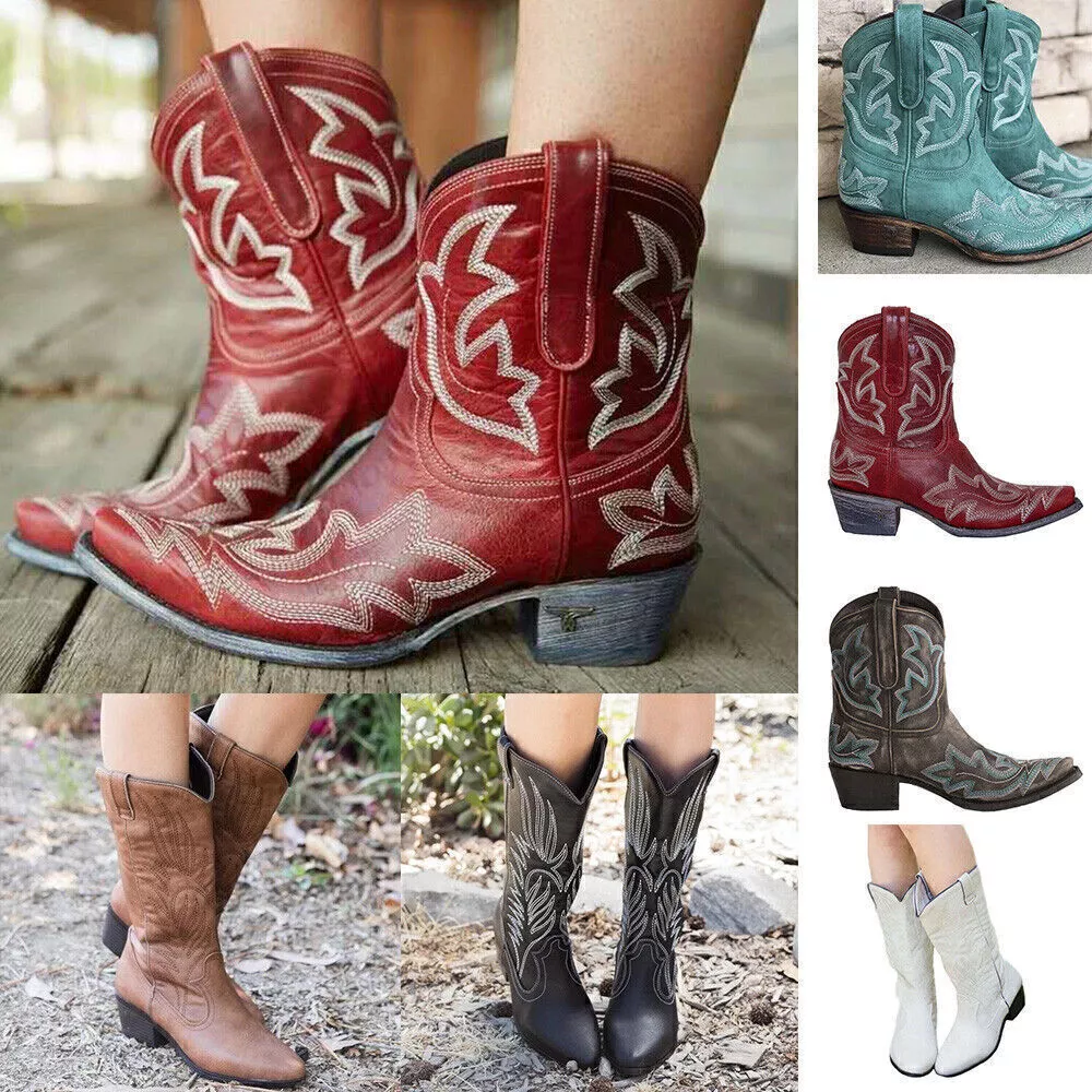 Ladies red deals cowboy boots uk
