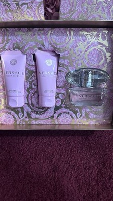 BRIGHT CRYSTAL by Versace | 3 Pc Gift Set 1.7oz EDT+ 1.7oz S.Gel +1.7oz B.Lotion