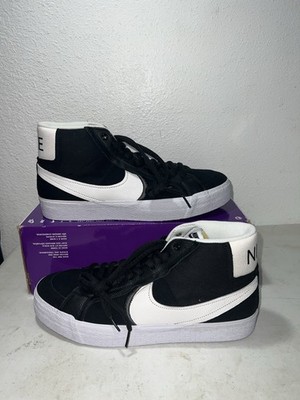 Size 13 - Nike Zoom Blazer Premium SB Mid Oversized Swoosh - Black