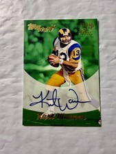2000 Topps Kurt Warner Stars Certified On Card Autograph Issue #KW SSP HOF