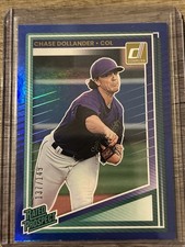 Chase Dollander Rockies 2025 Donruss Rated Prospect Blue /149