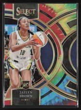 Jaelyn Brown 2024 Panini Select WNBA Prizms Tie-Dye #/25 #181 Dallas Wings