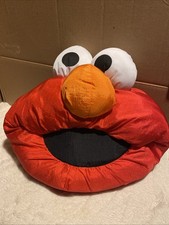 Rare Vintage 1996 Play By Nylon Plush Stuffed Pillow Head Elmo Sesame Street